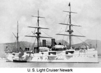 U.S. Light Cruiser in Newark